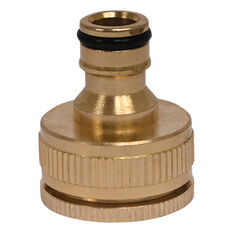 SCA Garden Hose Brass Tap Adaptor - 12mm, , scanz_hi-res