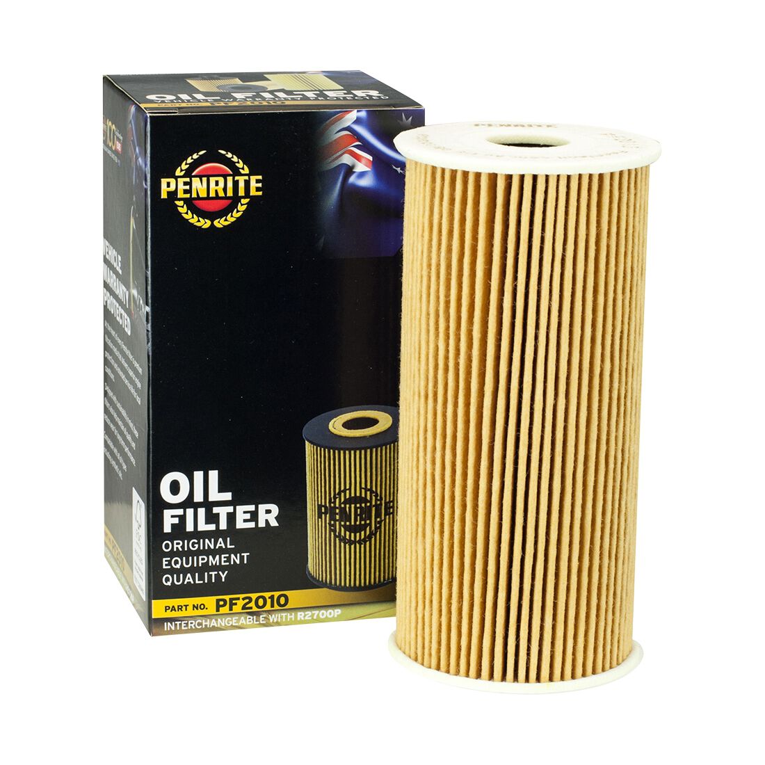 Penrite Oil Filter PF2010 (Interchangeable with R2700P), , scanz_hi-res