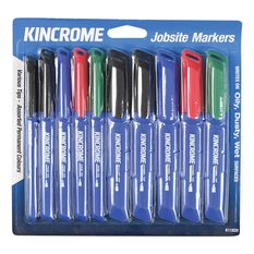Kincrome Permanent Marker 10 Pack Various Colours & Tips, , scanz_hi-res
