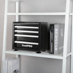 ToolPRO Mini Tool Cabinet 4 Drawer Black, , scanz_hi-res