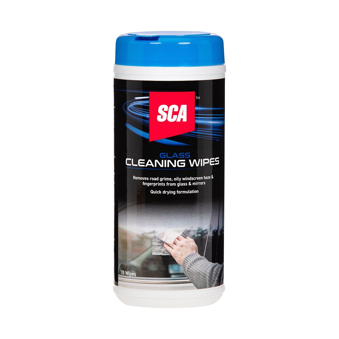 SCA Glass Cleaner Wipes 35 Pack, , scanz_hi-res