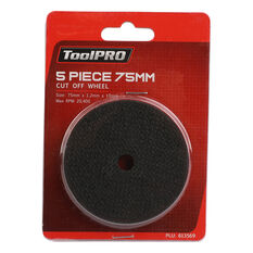 ToolPRO 5 Piece 75mm Cut Off Wheel, , scanz_hi-res