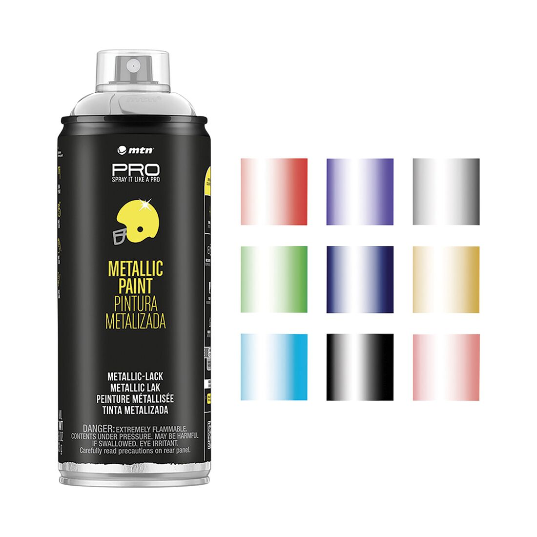 MTN Pro Metallic Aluminium Spray Paint 400mL, , scanz_hi-res