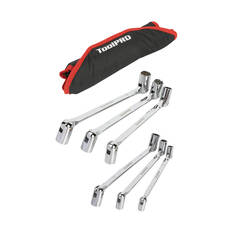 ToolPRO 6 Piece Double Flex Socket Wrench Set, , scanz_hi-res