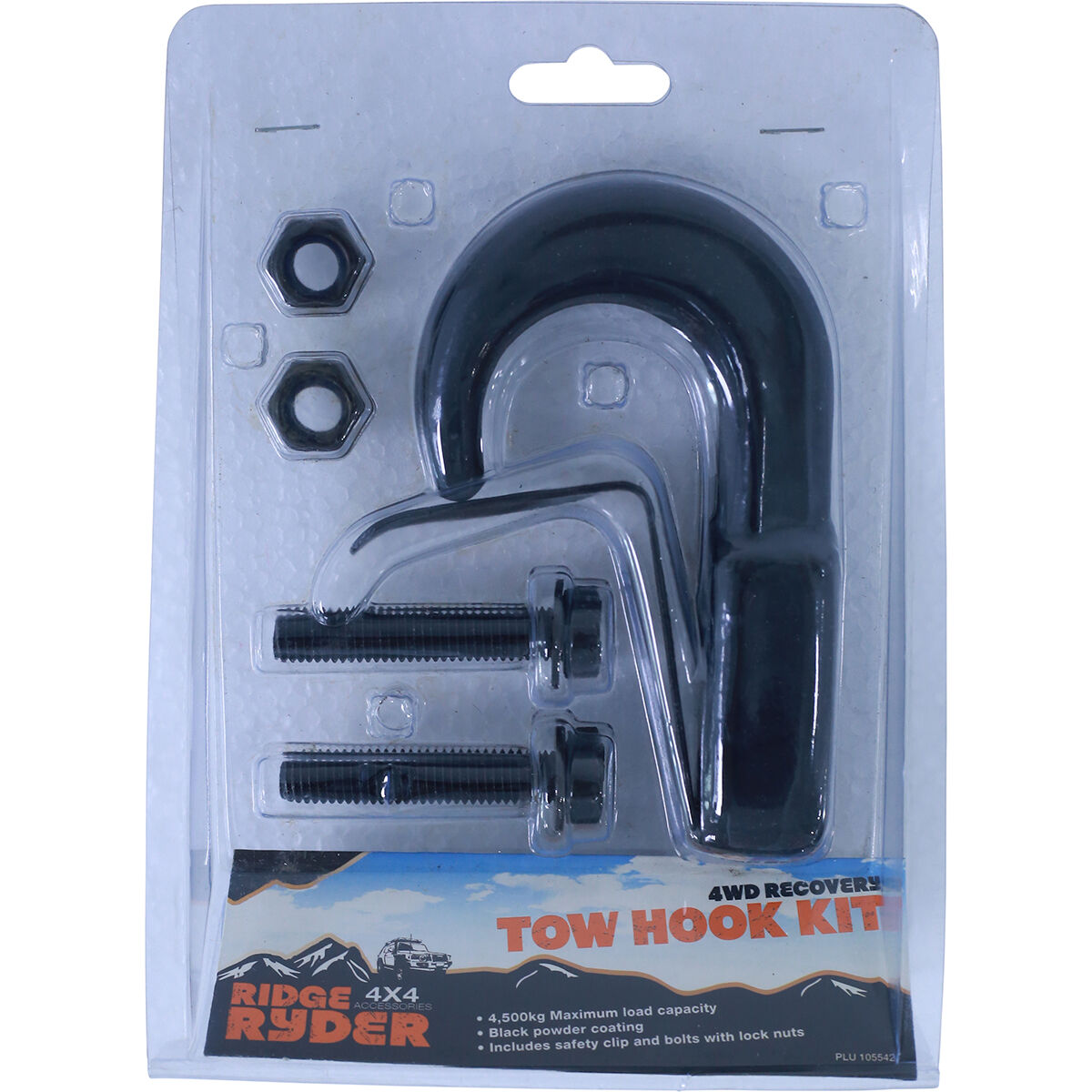 Ridge Ryder Tow Hook Kit 4,500kg, , scanz_hi-res