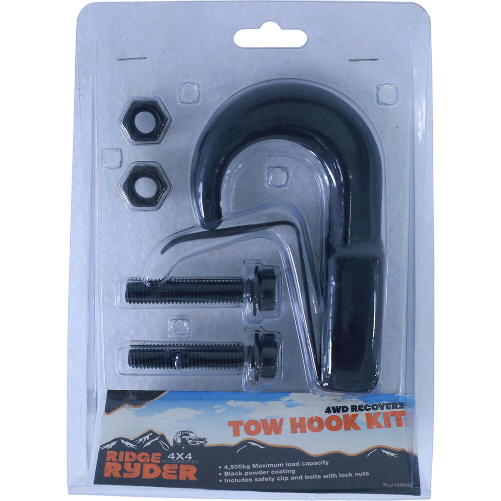 Ridge Ryder Tow Hook Kit Black 4500kg Supercheap Auto New Zealand