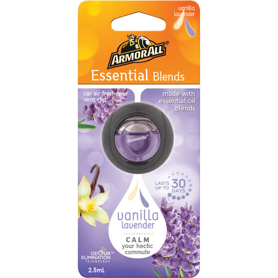 Armor All Vent Air Freshener Essential Blends Vanilla Lavender 2.5mL, , scanz_hi-res
