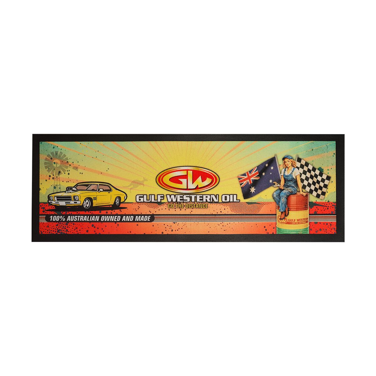 Gulf Western Bar Mat - 700 &times; 250 &times; 1.5mm, , scanz_hi-res