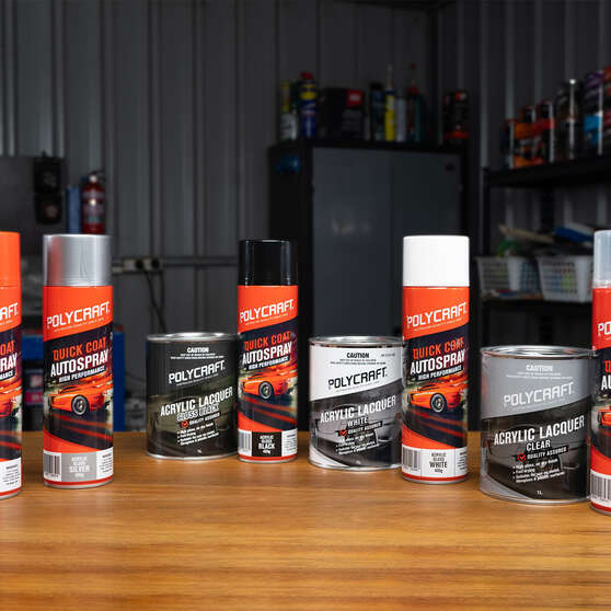 Polycraft Acrylic Gloss Black 400g, , scanz_hi-res