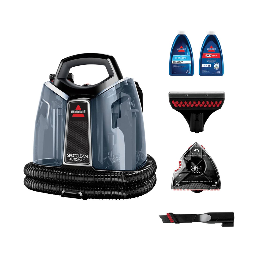 Bissell Spot Clean AutoMate Carpet & Upholstery Cleaner with 2.2m Hose, , scanz_hi-res