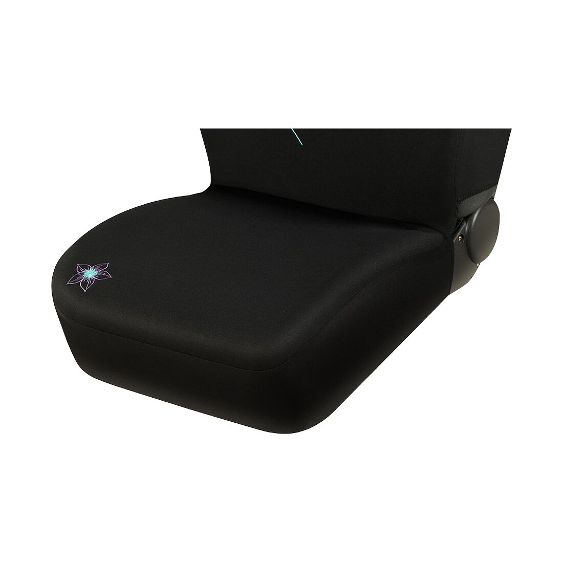 SCA Seat Cover Flower Purple & Aqua, Adjustable Headrests, Airbag Compatible, Size 30 & 06H, , scanz_hi-res