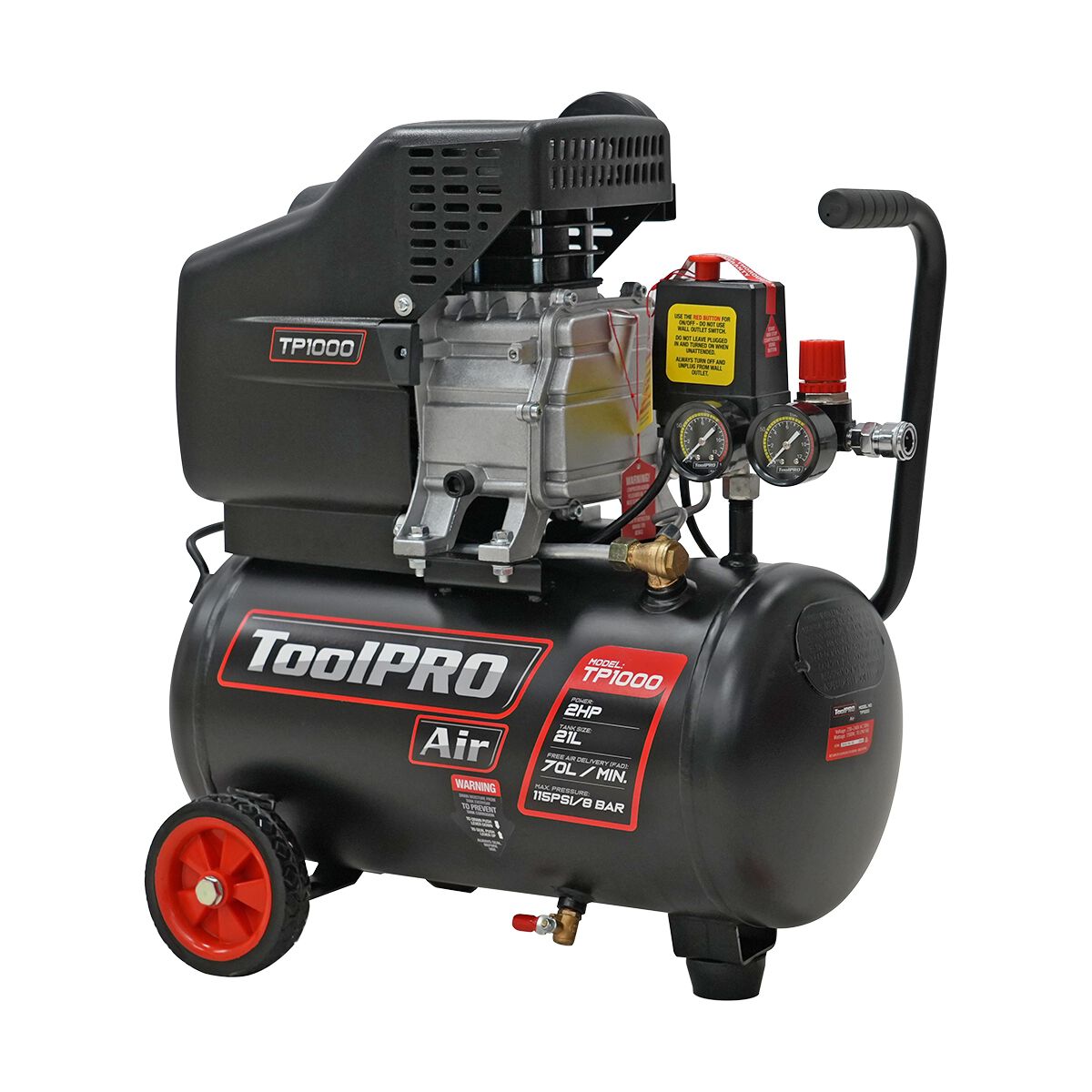 ToolPRO-Air 21L 2HP Air Compressor, , scanz_hi-res