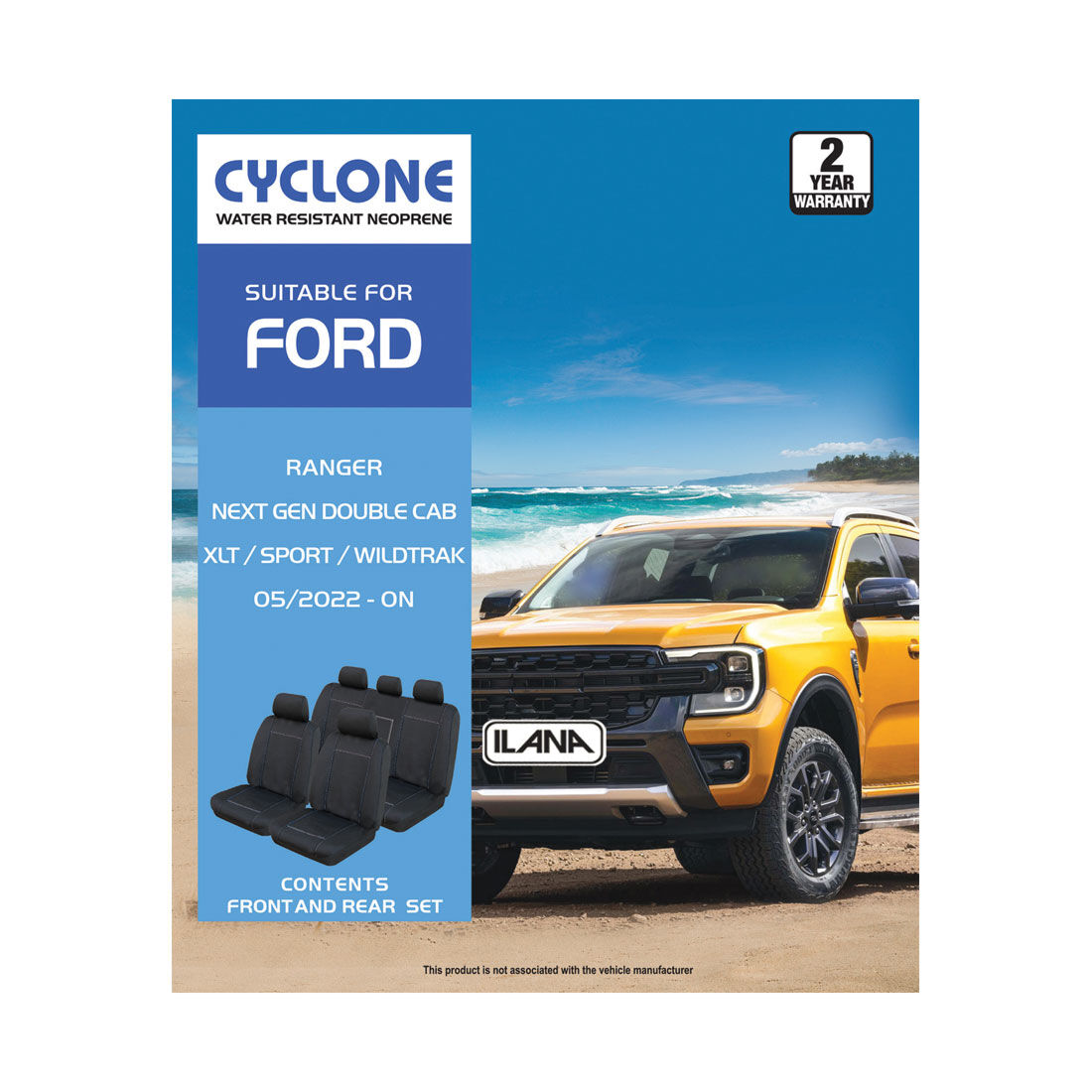 Ilana Cyclone Tailor Made Pack For Ford Ranger Next Gen Dual Cab 05/22+, , scanz_hi-res