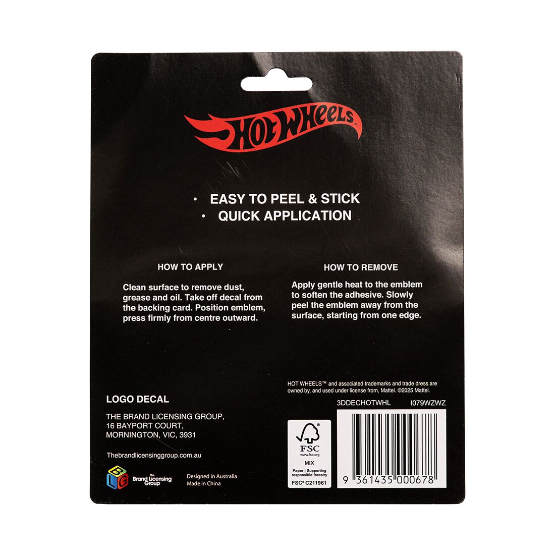 3D Decal Hot Wheelack, , scanz_hi-res