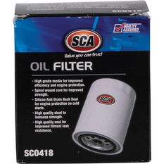 SCA Oil Filter SCO418 (Interchangeable with Z418), , scanz_hi-res