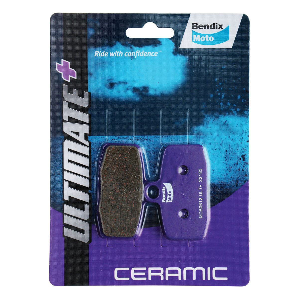 Bendix Ultimate+ Motorcycle Disc Brake Pads - MDB0612-ULT+, , scanz_hi-res