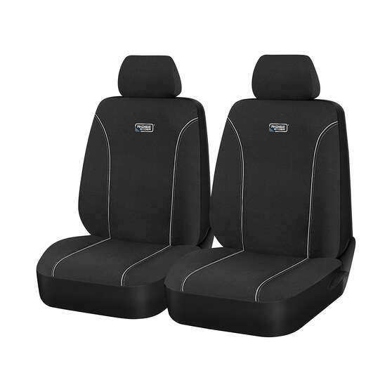 Ridge Ryder Canvas Seat Covers Black/Grey 30SAB, , scanz_hi-res