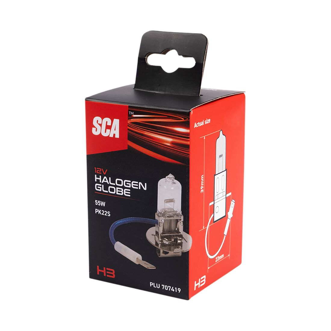 SCA Headlight Globe - H3 12V 55W, , scanz_hi-res