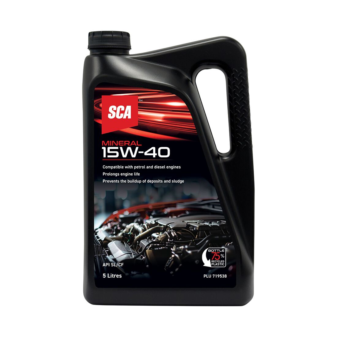 SCA Mineral Engine Oil 15W-40 5 Litre, , scanz_hi-res