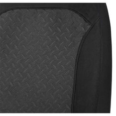 SCA Embroidered Jacquard Seat Cover Pack Black Adjustable Headrests Airbag Compatible 30&06H SAB, , scanz_hi-res