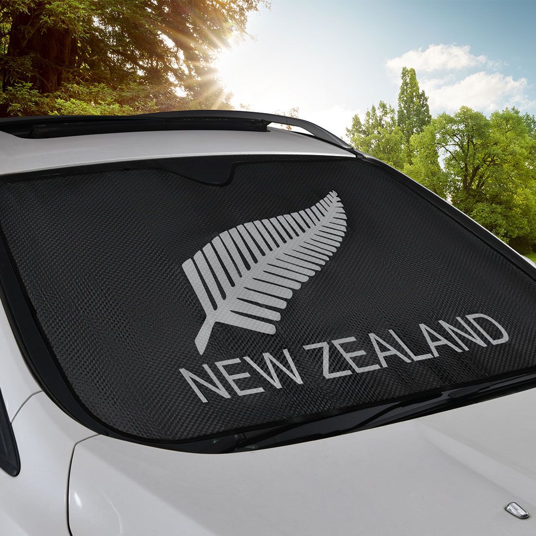 NZ Fern Fashion Sunshade Accordion Front, , scanz_hi-res