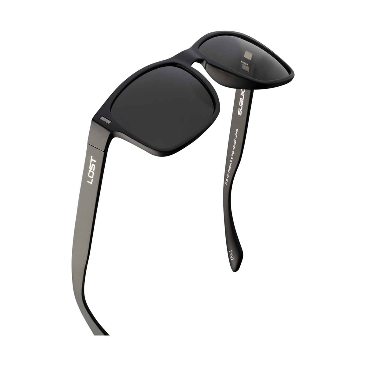 LOST Sunglasses Suzuka Polarised Matt Black, , scanz_hi-res