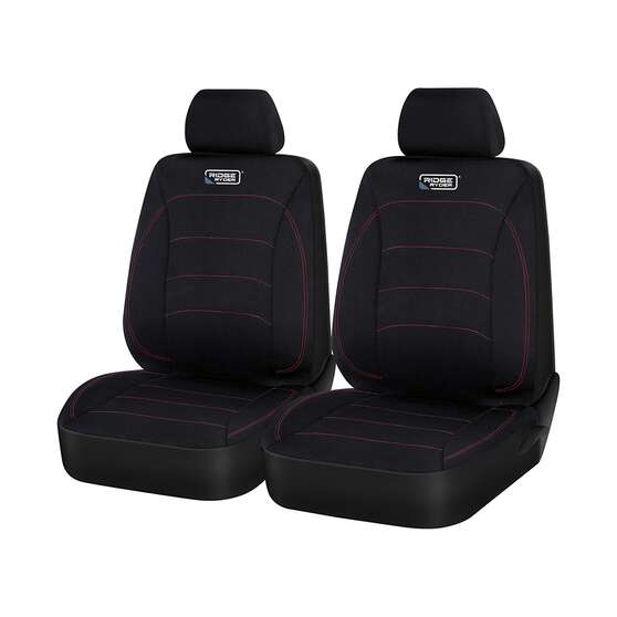 Ridge Ryder Neoprene Seat Covers Black/Red 30SAB, , scanz_hi-res