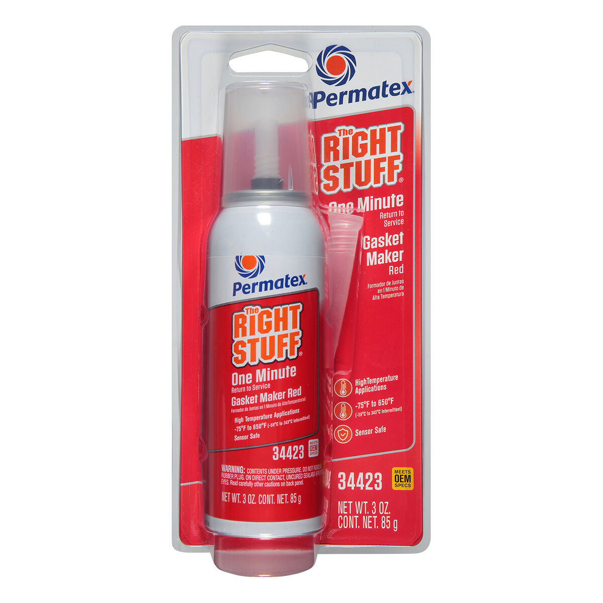 Permatex The Right Stuff 1 Minute Gasket Maker Red 85g, , scanz_hi-res