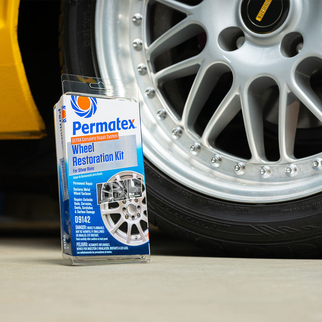 Permatex Wheel Restoration Kit Silver, , scanz_hi-res