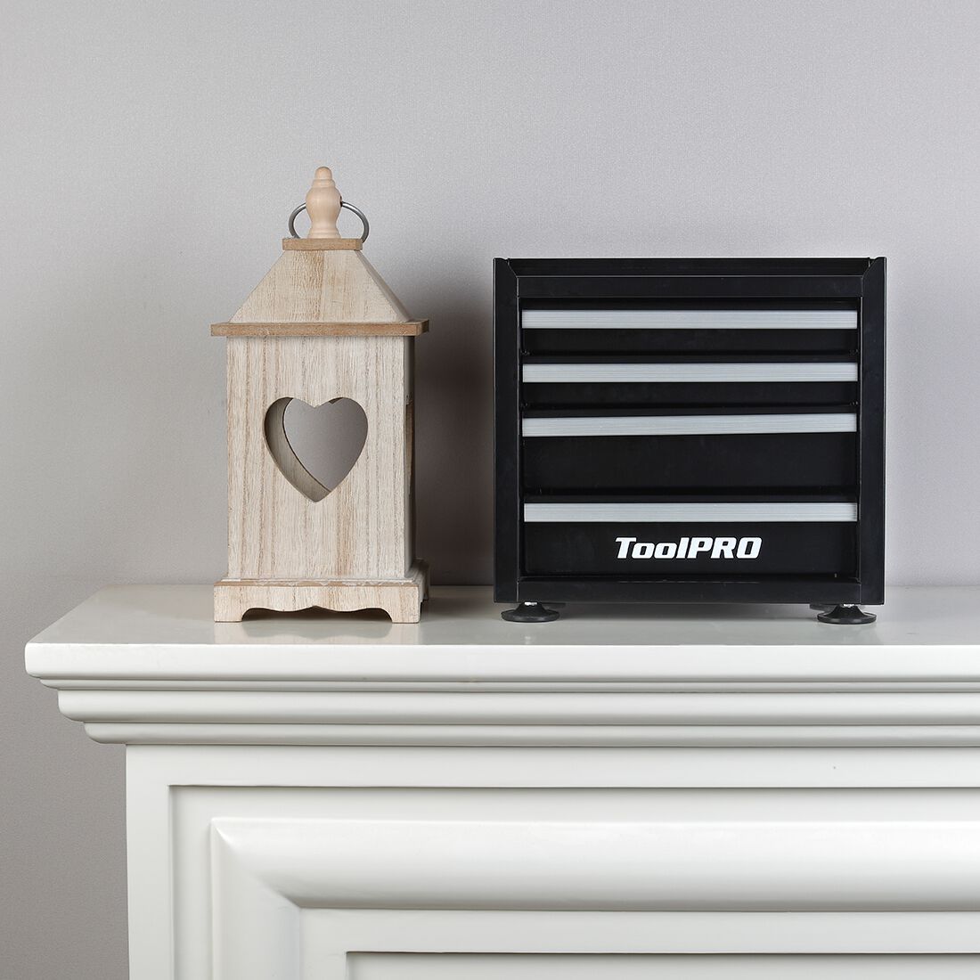 ToolPRO Mini Tool Cabinet 4 Drawer Black, , scanz_hi-res