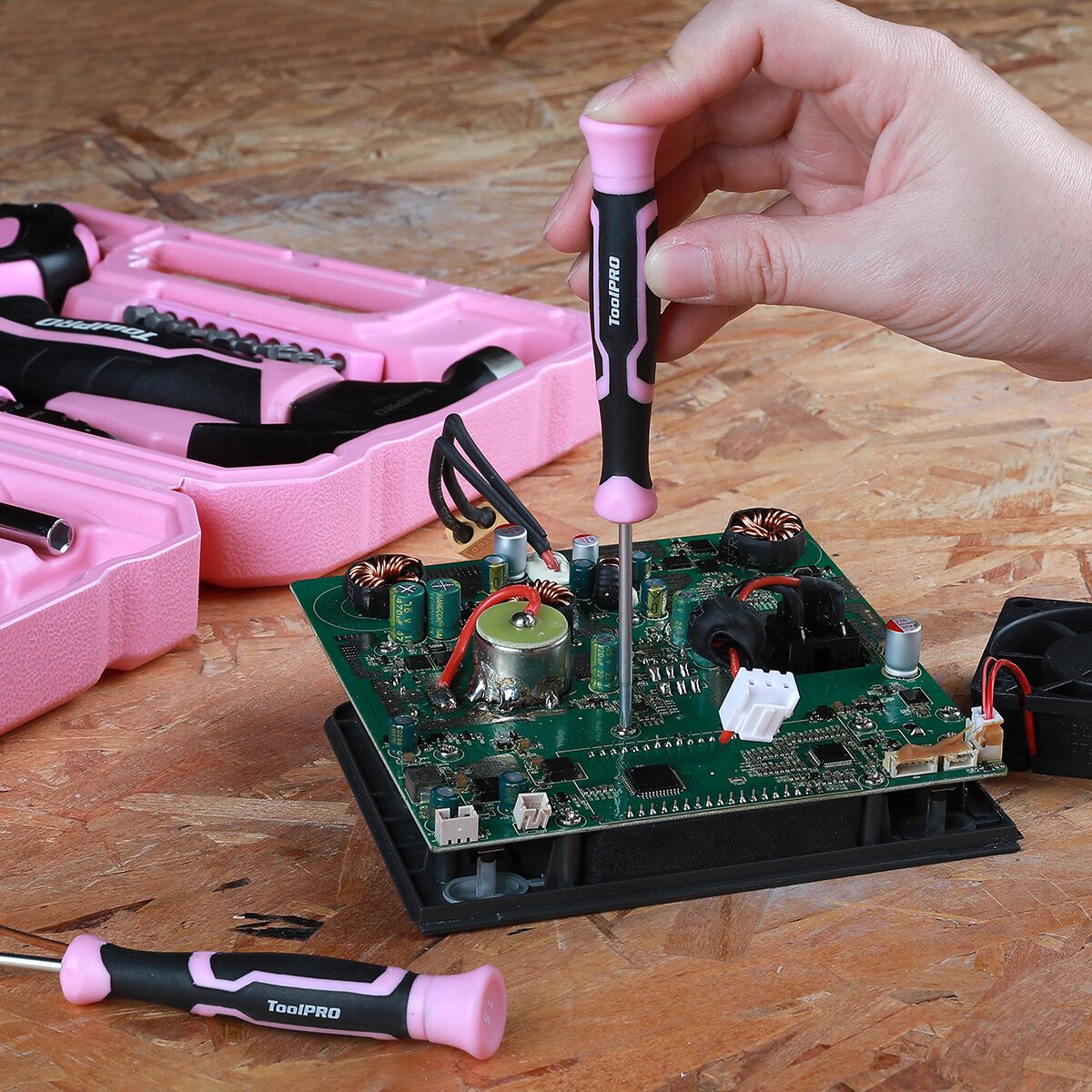 ToolPRO Tool Kit 36 Piece BMC Pink, , scanz_hi-res