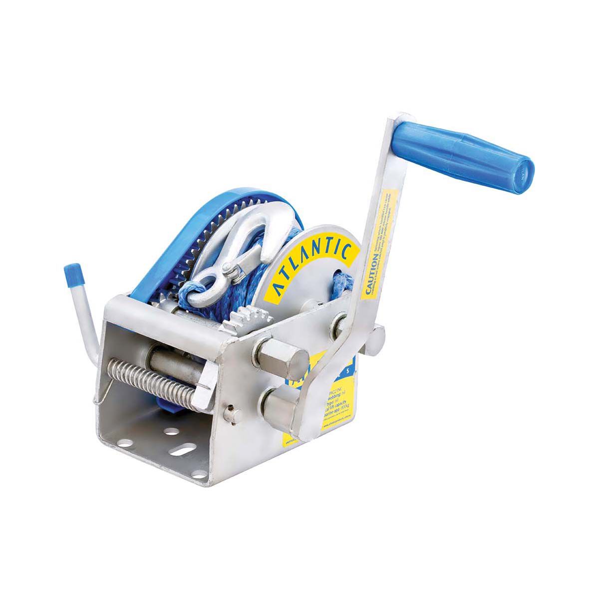 Atlantic Marine Winch 10:1/5:1/1:1 Rope Snap Hook 7.5mx6mm 1135kg, , scanz_hi-res