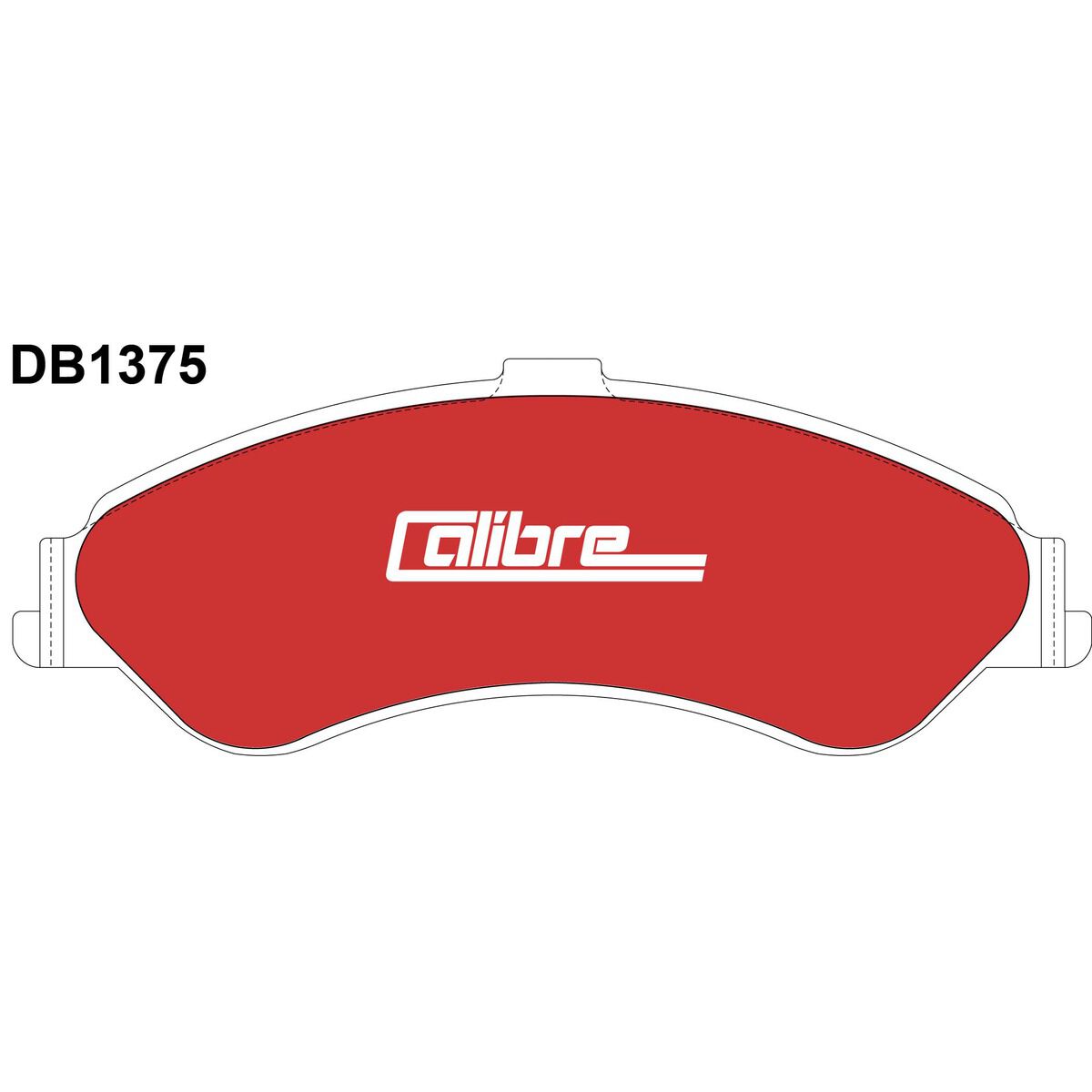Calibre Disc Brake Pads DB1375CAL, , scanz_hi-res