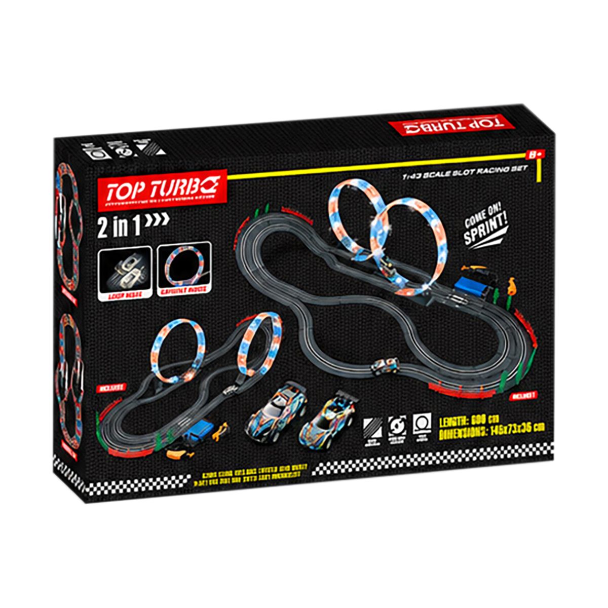 1:43 Luminous Slot Cars Racing Track, , scanz_hi-res