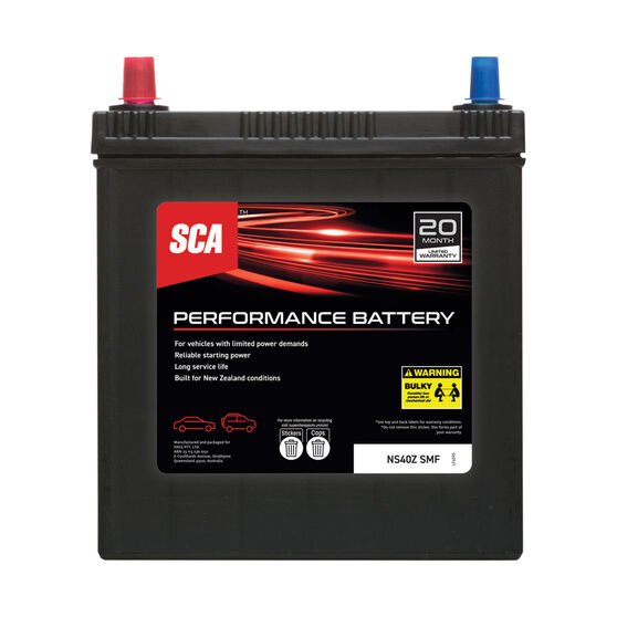 SCA Heavy Duty Car Battery NS40Z SMF Supercheap Auto New Zealand