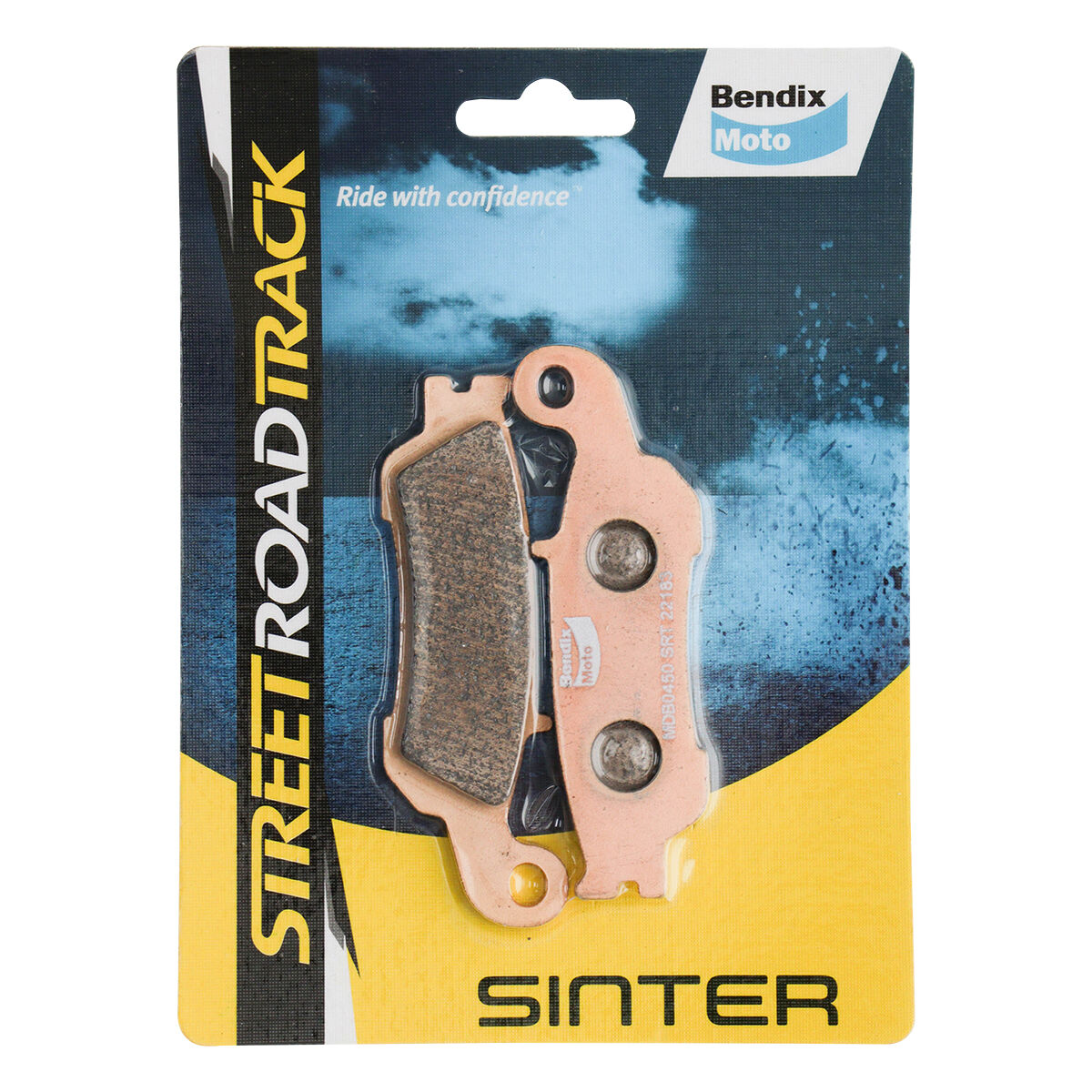 Bendix Street Road Track Motorcycle Disc Brake Pads - MDB0450-SRT, , scanz_hi-res