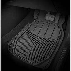 SCA All Season PVC Car Floor Mats - Set of 4, Black, , scanz_hi-res