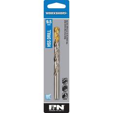 P&N Workshop Drill Bit HSS Tin Tipped 9.5mm, , scanz_hi-res