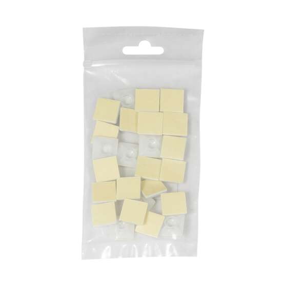 SCA Cable Tie Mounts Small, 25 Pack, White, , scanz_hi-res