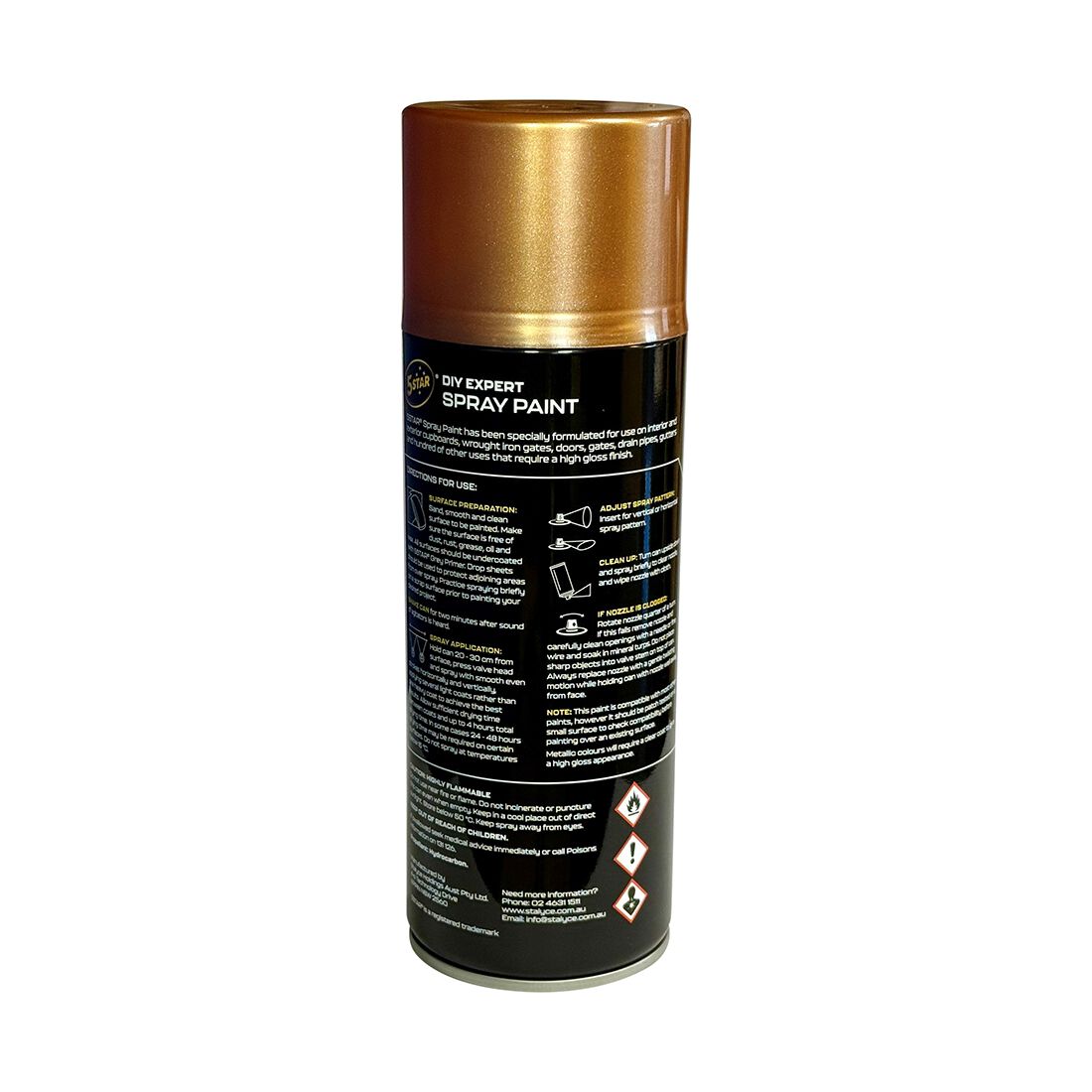 5 Star Enamel Spray Paint New Copper 250g, , scanz_hi-res