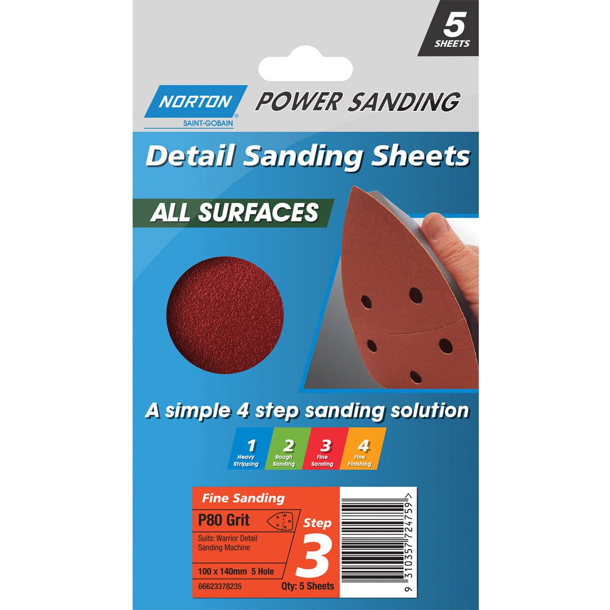 Norton Detail Sander 80 Grit, , scanz_hi-res