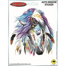 Hot Stuff Sticker Horse Feathers, Vinyl, , scanz_hi-res