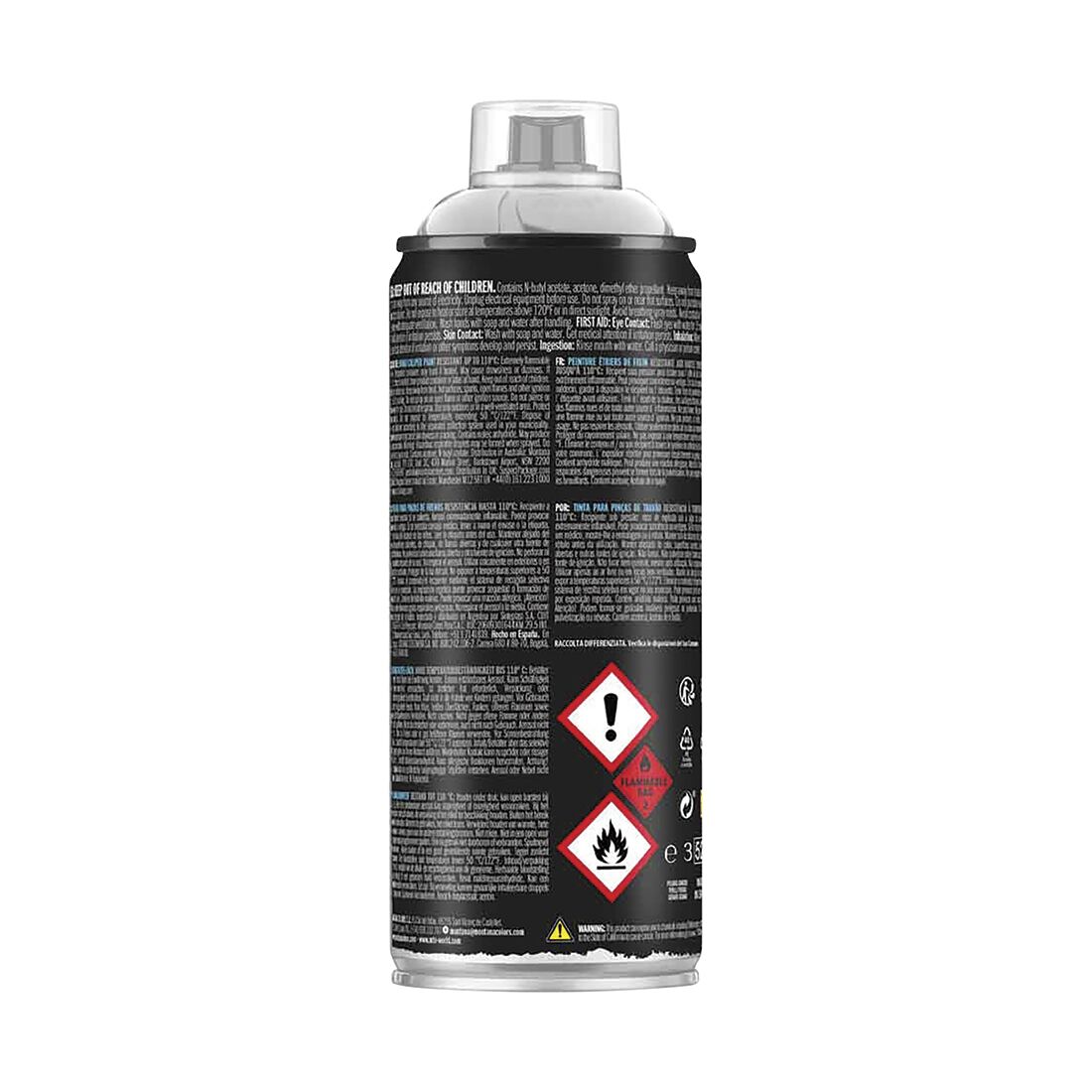 MTN PRO Caliper Paint Silver 400ml Spray Paint, , scanz_hi-res