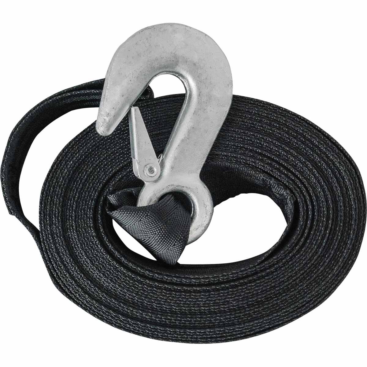 Atlantic Winch Webbing Strap 7.5m Snap Hook 1000kg, , scanz_hi-res