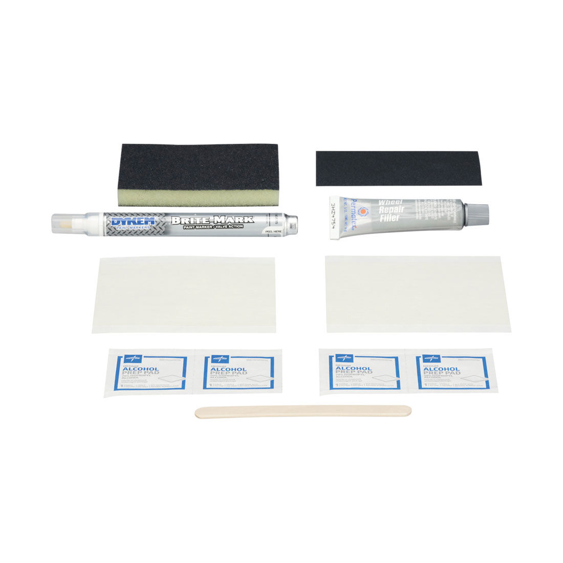 Permatex Wheel Restoration Kit Silver, , scanz_hi-res