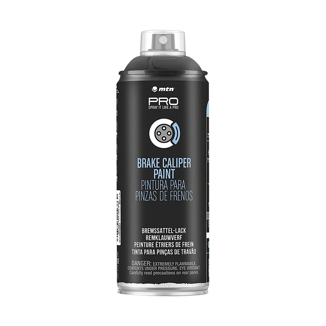 MTN PRO Caliper Paint Black Gloss 400ml Spray Paint, , scanz_hi-res