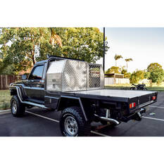 ToolPRO Dog Box - Modular, Aluminium Checker Plate, , scanz_hi-res