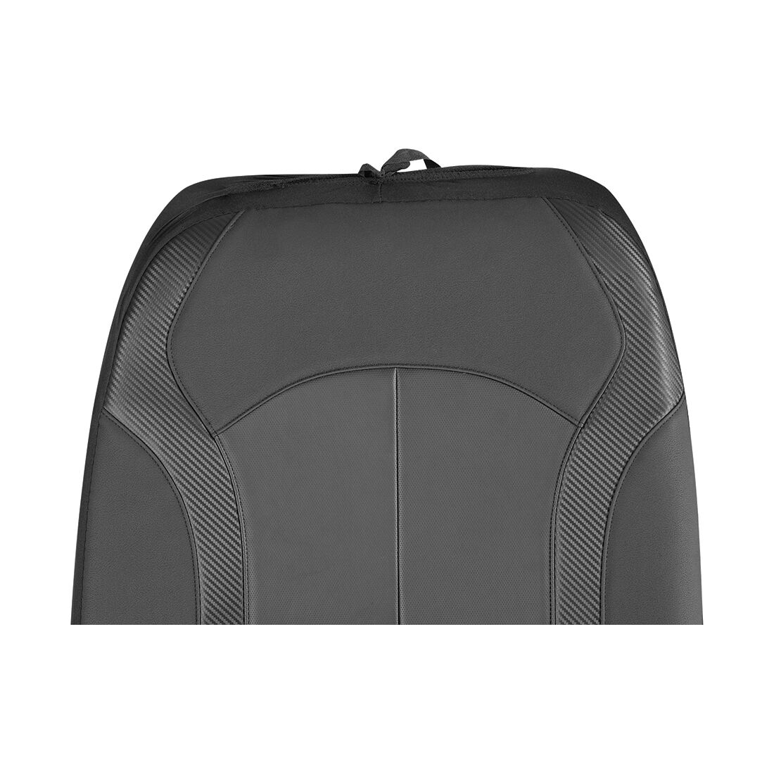 SCA Seat Cover Sports Black Leather Look, Adjustable Headrests, Airbag Compatible, Size 30A, , scanz_hi-res