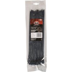 SCA Cable Ties - Black, 292mm x 3.5mm, 100 Pack, , scanz_hi-res