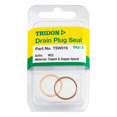Tridon Oil Drain Plug Washer Pair TSW016, , scanz_hi-res